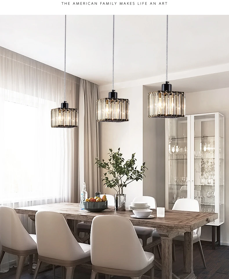 DX Modern Crystal Led Pendant Lights (8)