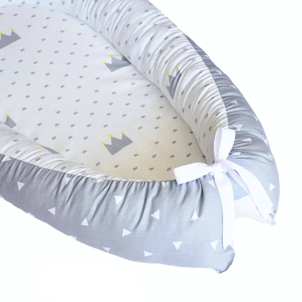 Детское гнездо бампер кровать кроватки портативный удаляемый моющийся кроватки путешествия бампер кровать младенческой Дети автомобиль
