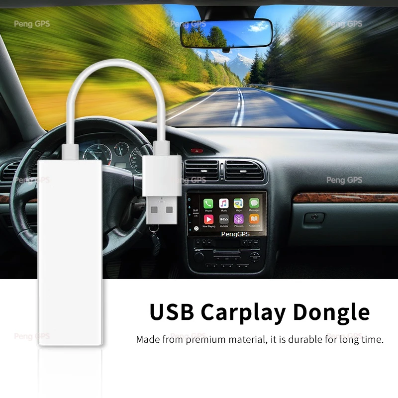 Подключи и играй USB CarPlay Dongle для iPhone IOS система Android телефон автомобильный dvd-плеер навигационное головное устройство с сенсорным управлением