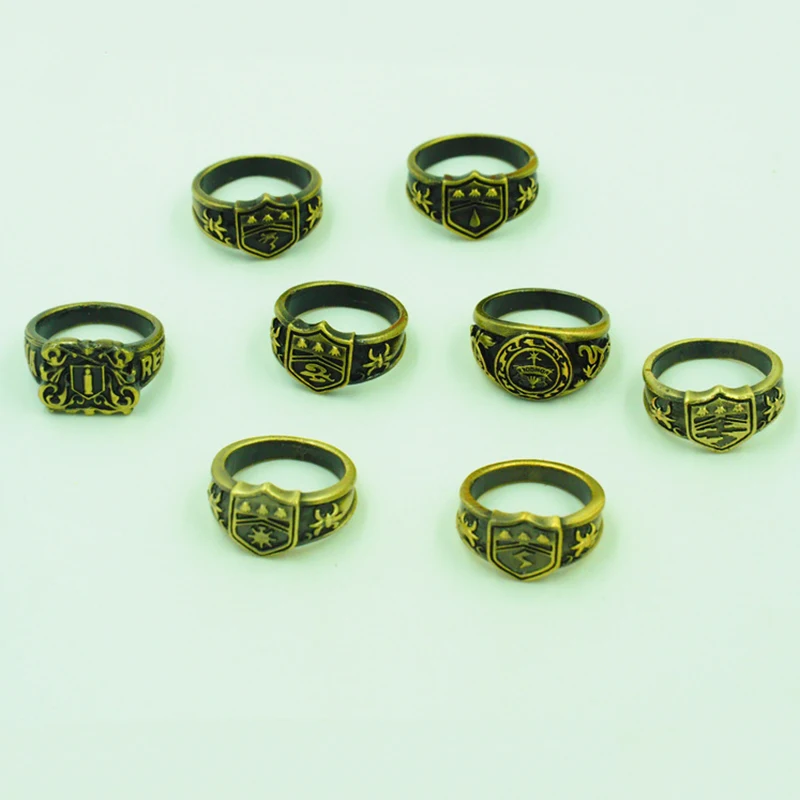 Vintage Anime Hitman Reborn Vongola Metal Finger Ring Cosplay Charm Gift /& Box