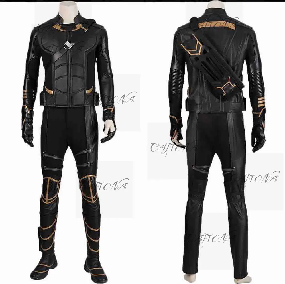 

Newest Movie Hawkeye Clinton Barton Avengers Endgame Goliath Cosplay Costume Accessory Halloween Vest Boots