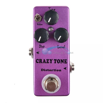 

Mosky Distortion Mini Single CRAZY TONE Electric Guitar Effect Pedal With True Bypass Two Mode Voice Choose Dist/ Level/ Tone