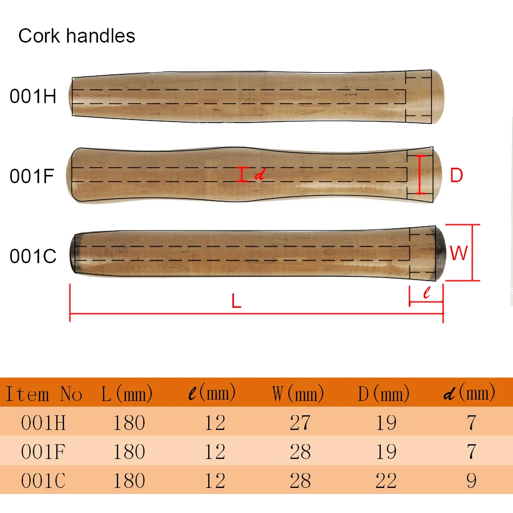 Aventik DIY Fly Fishing Rod Cork Handles Wood Rod Handle Super AAAA