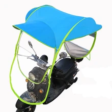 Motor Universal para coche, Scooter, sombrilla azul, movilidad, parasol, cubierta de lluvia segura, bricolaje