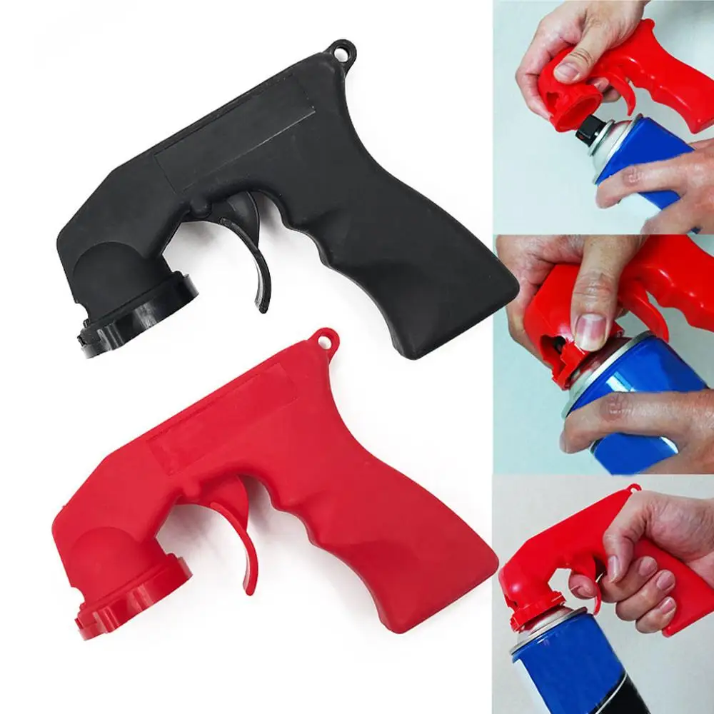 

spray lacquer handle 2019 New Plastic Impregnated Handle Paint Tool Rubber Paint Can Trigger Handle