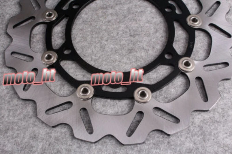 1 шт. ротор дисковых передних тормозов для Kawasaki Ninja 250R 2008 2009 2010 2011 черный