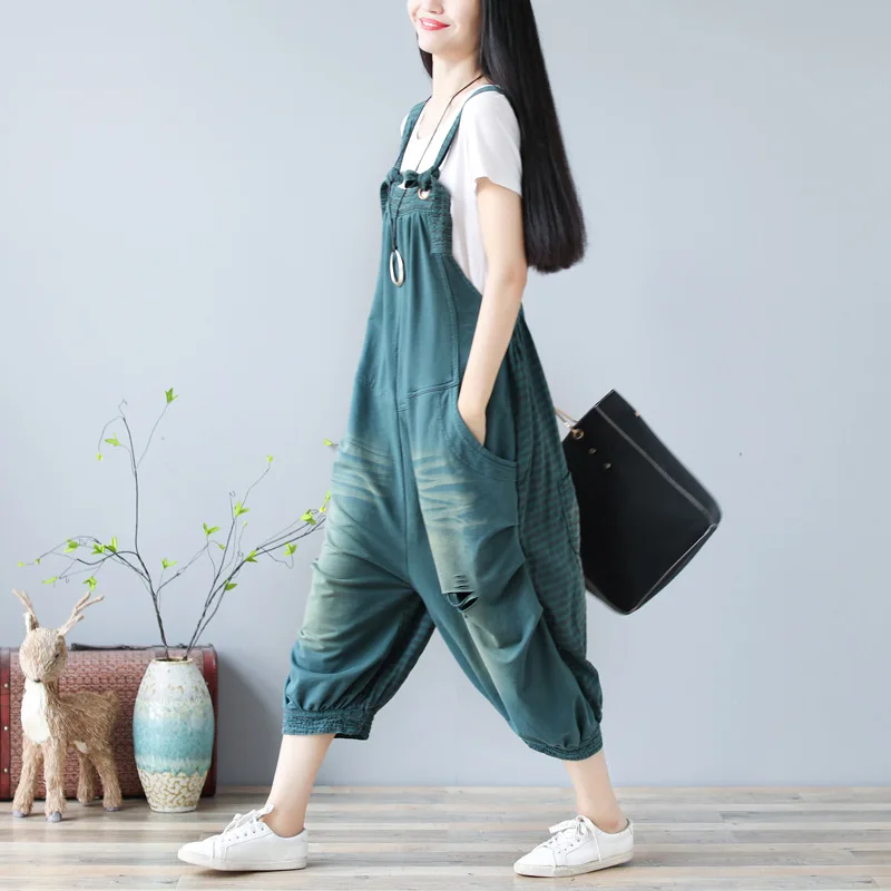 Harajuku Vintage Mori Girl Cotton Tpants Vaqueros Mujer