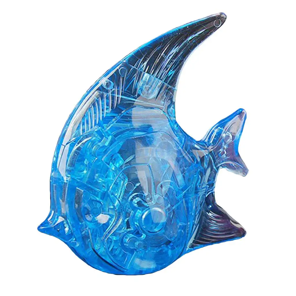 DIY 3D Crystal Puzzles Jigsaw Puzzles Tower/ Dolphin/ High Heel Shoes Model