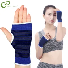 1 пара = 2 шт. гибкий ремень для рук пальмовый суппорт на запястье перчатка эластичный рукав спортивная повязка для спортзала обертка для мужчин и женщин GYH