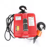 220V 500KGX7.6M 200x19M Portable Electric Winch with wireless remote controller winch traction block Electric hoist windlass