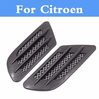 

Carbon fiber Shark Gills Shape Intake Grille Wind Net Sticker For Citroen C-Crosser C-Elysee C-ZERO DS3 DS4 DS5 Xsara