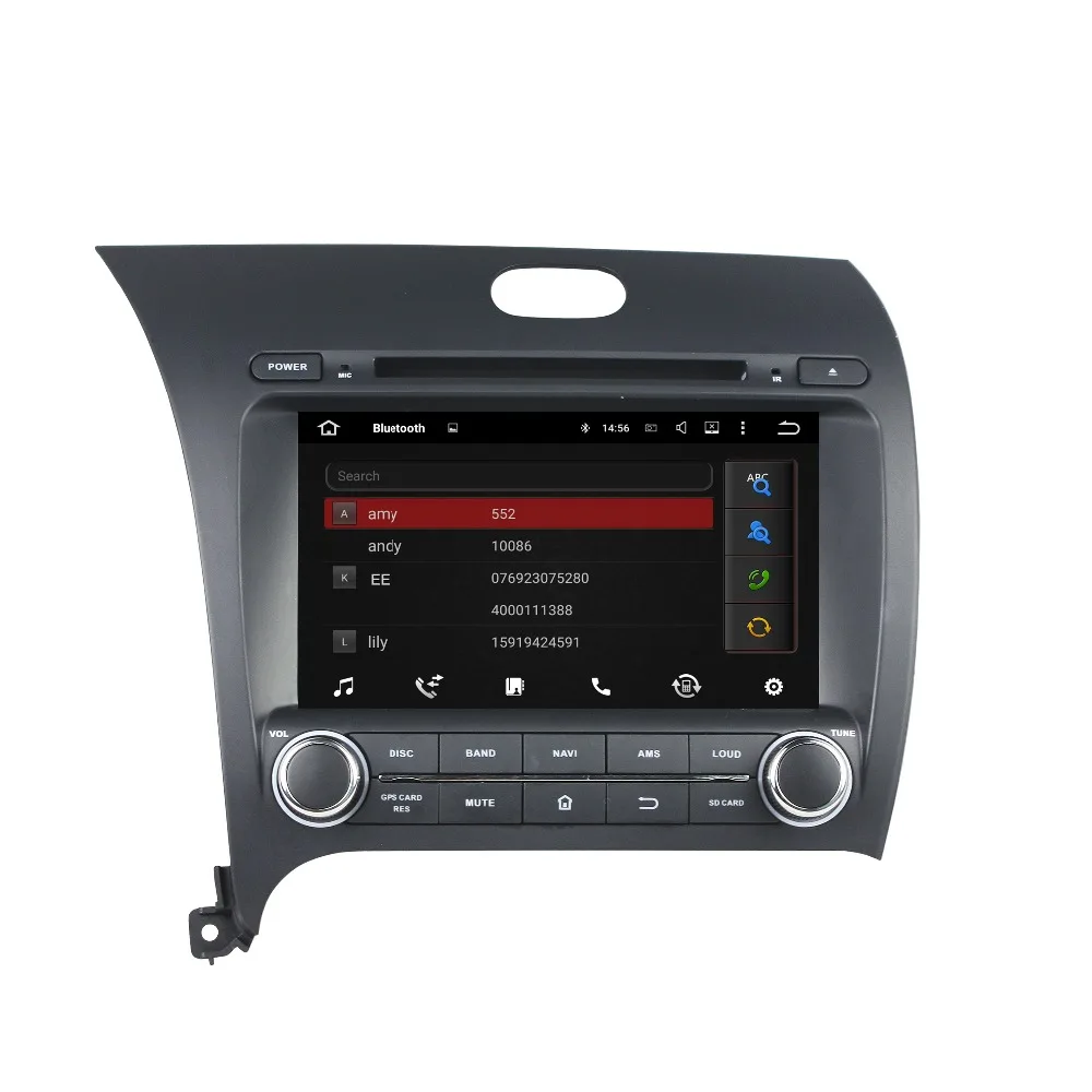Sale 8" Android Car DVD Player with TV/BT GPS 3G WIFI,Audio Radio Stereo,Car PC/multimedia headunit for kia k3/cerato/forte 2013 2014 5