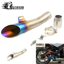 35MM-51MM Universal Motorcycle Exhaust Pipe Escape Scooter Muffler With DB Killer For YAMAHA Tiger Explorer 1215 ABS MT-07 09 35mm 51mm universal motorcycle exhaust pipe escape scooter muffler with db killer for yamaha xj6 yzf r1 r6 mt 09 mt 07 abs fz6