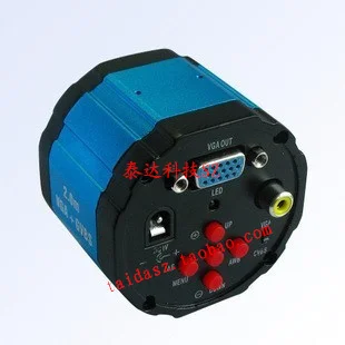

2 million pixel VGA\AV dual output industrial camera cross AV\VGA microscope camera