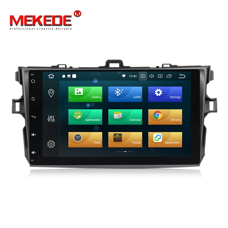 Excellent Big Screen 4G RAM Android 9.0 Octa-core Car DVD Player for Toyota Corolla E140/150 2006-2011 with Radio Wifi GPS DVR 32GB ROM 2