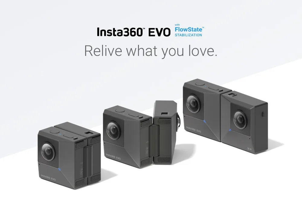 Insta360 EVO 5,7 K видео 180 3D Очки виртуальной реальности VR/панорамный Insta 360 Камера для устройств на базе Android и iPhone XS/Xs Max/XR/iPhone X/8/8 plus/7/7 plus/6s/6s плюс