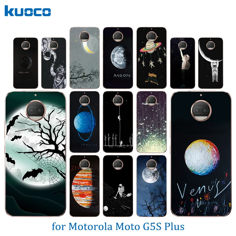 5 5-дюймовый Чехол для Телефона 3D Motorola Moto G5S Plus мягкий силиконовый чехол с рисунком