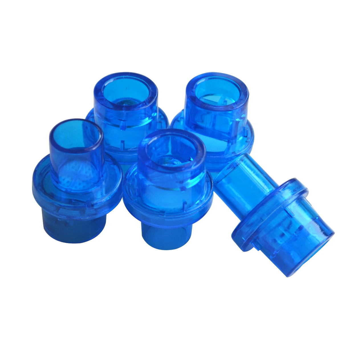 30pcs CPR Mask Training Replacement Valves One-way Non-return Valve W/Filter For First Aid Trainer Resuscitator Dia 22/17mm