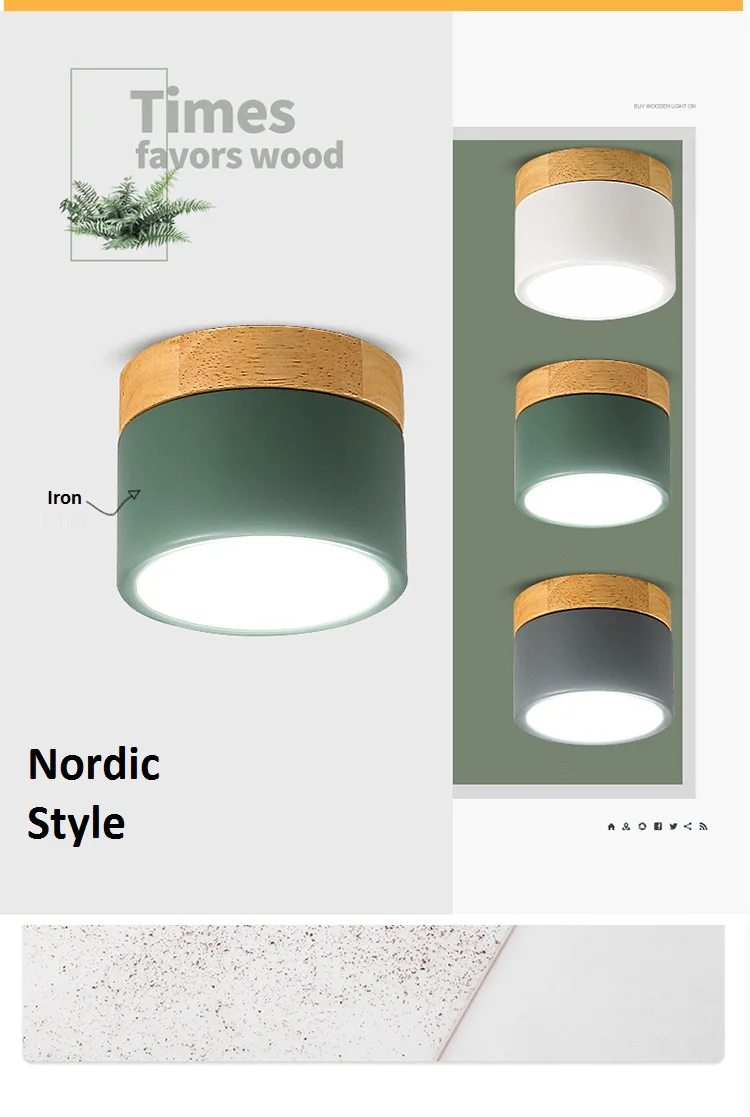 LukLoy светодиодный светильник с изображением дерева простой норвежский стиль прожектор для прохода фоновое освещение для коридора балкон лампа