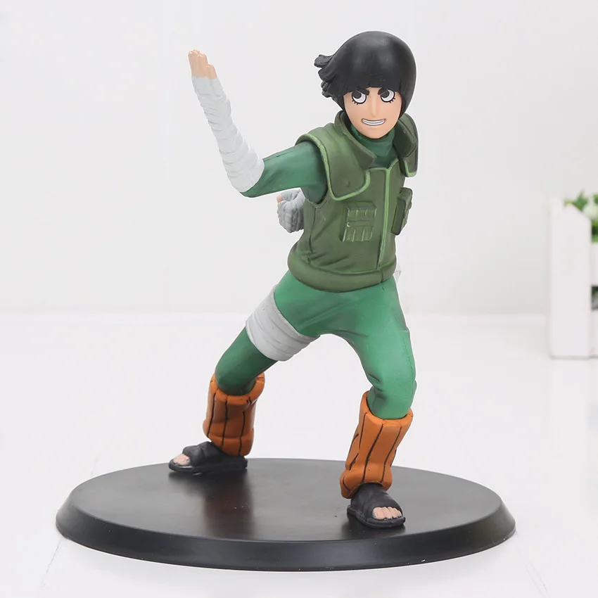 14CM Japan Anime Naruto Rock Lee Action Figure PVC Collectino Figure