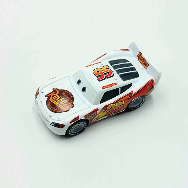 Disney Pixar Cars Lot White Lightning McQueen 1:55 Diecast Model