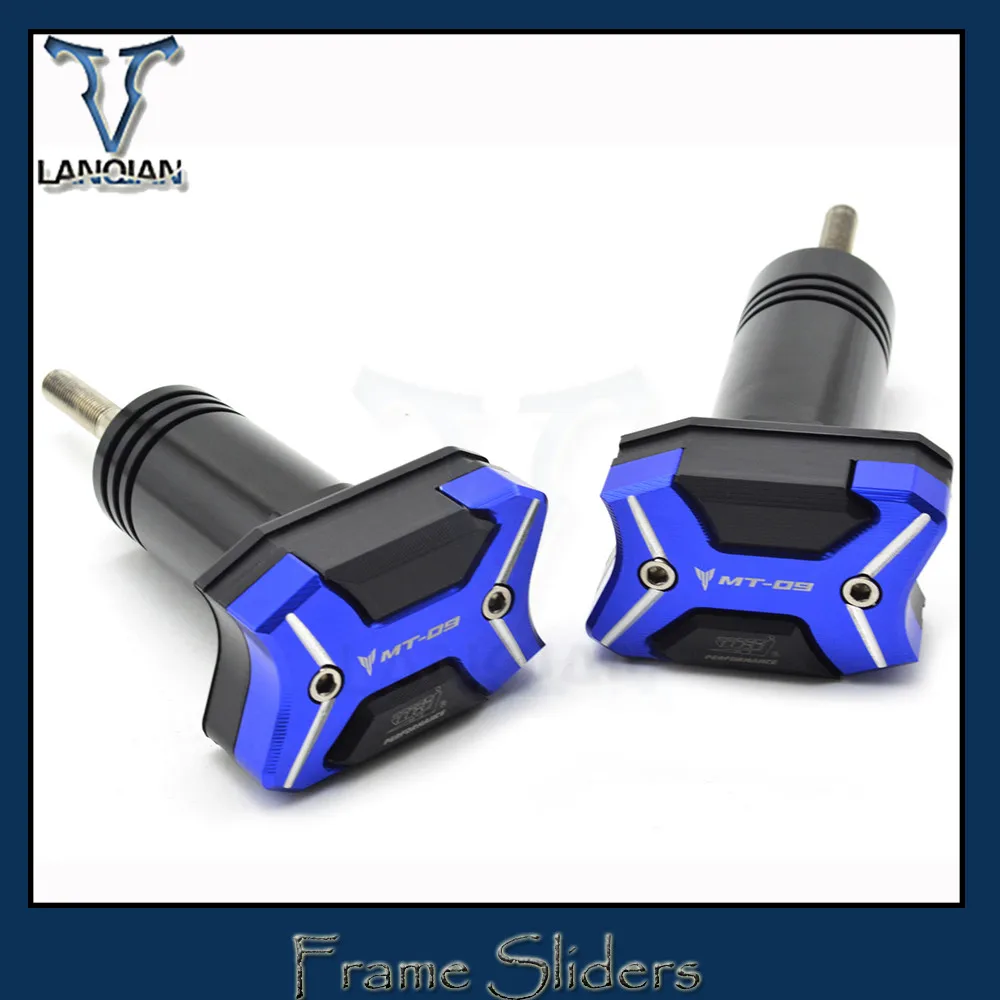 

CNC Motorcycle Frame Sliders Screw Crash Cover Falling Protector Guard Pad Engine Casefor Yamaha MT-09 MT09 FZ-09 FZ09 2015-2016