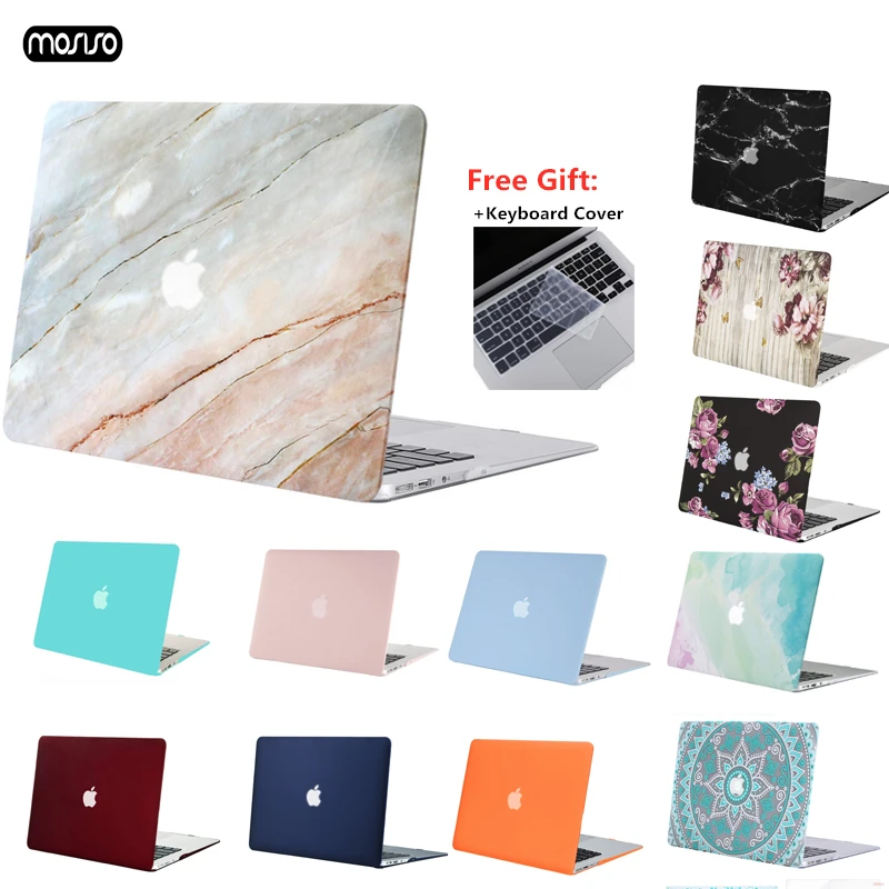Матовый Жесткий чехол MOSISO для MacBook Air Pro Retina 11 12 13 15 ноутбука New 4 3 дюйма с сенсорной