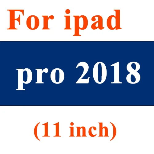 Закаленное стекло для Apple iPad Pro 11 10,5 Защита экрана для Ipad 5 6 Air 2 7,9 pro Mini 1 2 3 4 9,7 защитная пленка - Цвет: pro 2018 11