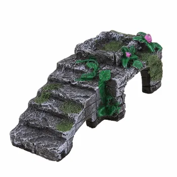 

Resin Turtle Reptile Platform Toy Basking Ramp Tank Island Water Aquatic Climb Ornament Aquarium Amphibian Climb Tank Staircase