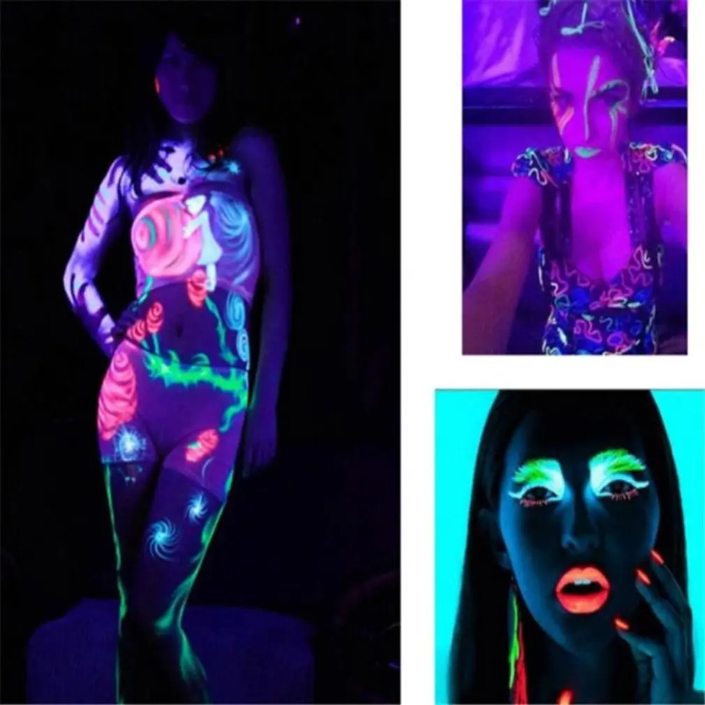 1pc 20g DIY Long-lasting Luminous Painting Coating Baby Art Glitter Phosphor Body Painting Pigment Powder Kids Glow in Dark Toys