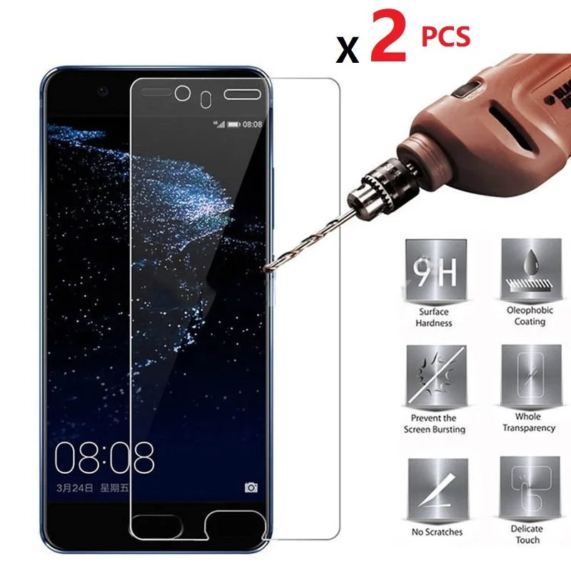 Из 2 предметов закаленное Стекло Экран протектор для huawei P20 P20Lite P20Pro P20Plus P10 P10Plus P9