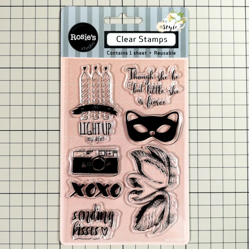 

CRZCrafter Clear Stamps Scrapbooking Card making Journal decoration embellishments