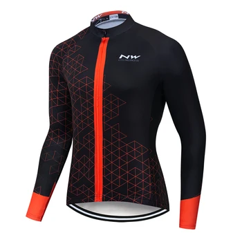 

2019 NW Top Quality Cycling Jersey Long Sleeve MTB Bicycle Cycling Clothing Mountain Bike Sportswear Cycling Clothes