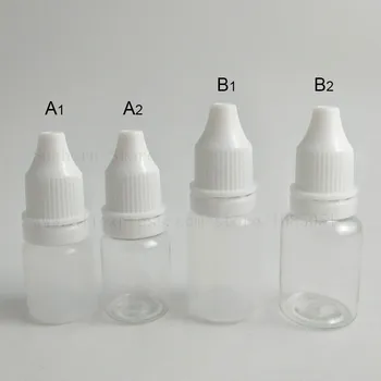 

5pcs 5ml 10ml Empty Plastic Squeezable Dropper Bottles Eye Liquid Dropper Sample Eyes Drop Refillable Clear Bottle