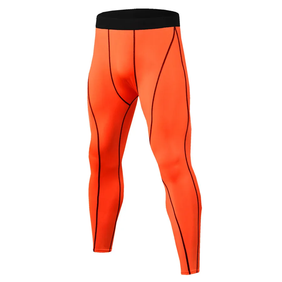 Компрессионные спортивные штаны, мужские леггинсы, колготки для бега, мужские полосатые штаны для йоги, фитнеса, спортзала, тренировочные штаны, обтягивающие леггинсы, Hombre - Цвет: WKC138