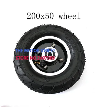 

Electric Scooter Tyre With Wheel Hub 8" Scooter 200x50 Tyre Inflation Electric Vehicle Aluminium Alloy Wheel Pneumatic Tire