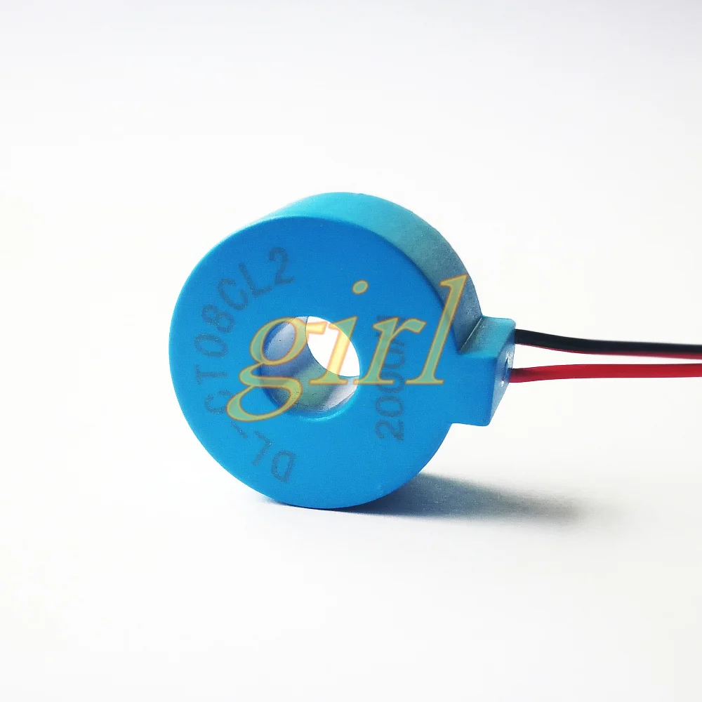DL-CT08CL2-10A/5mA precision current transformer lead to variable ratio 2000/1 |
