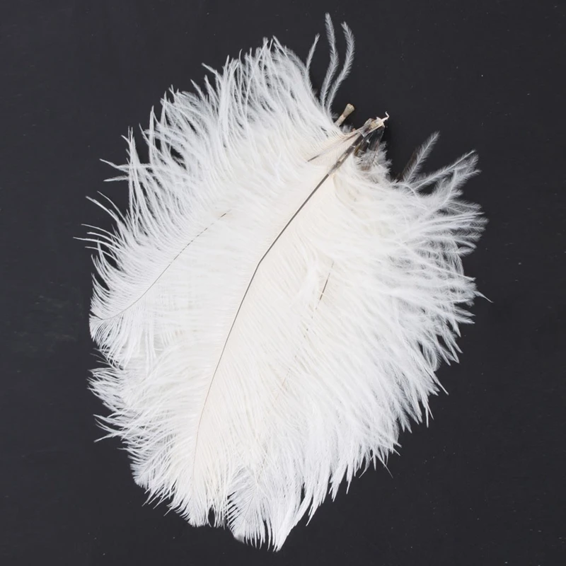 Перья страусиные белые 15 20 см/6 8 дюймов 500 шт.|white ostrich feathers|ostrich featherostrich feathers wholesale |