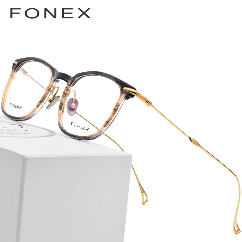 

Pure B Titanium Acetate Optical Glasses Frame Men Myopia Prescription Eyeglasses Women Ultralight Transparent Spectacles Eyewear