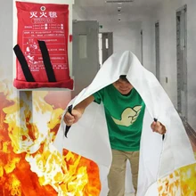 Противопожарное одеяло 1,5 м x 1,5 м аварийное спасательное стекловолокно огнезащитное защитное покрытие для пожаров одежда из стекловолокна одеяло для дома