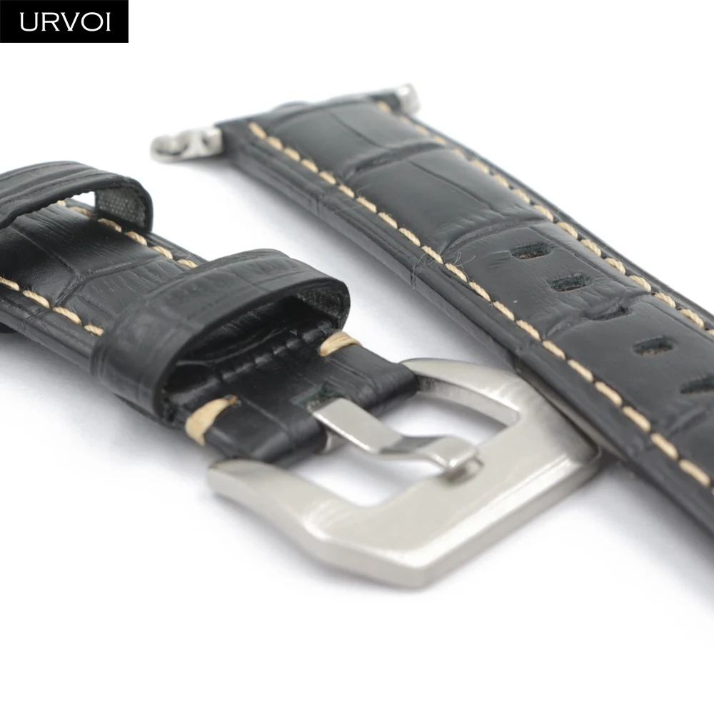 URVOI ремешок для apple watch series 5/4/3/2/1 Мягкий ремень из коровьей кожи наручных часов iwatch