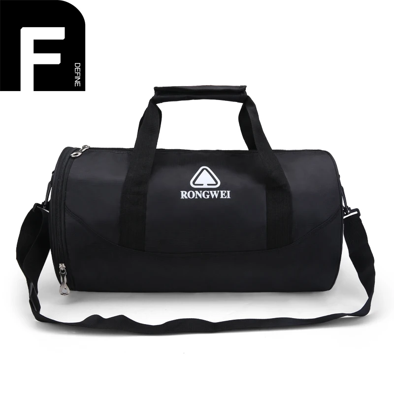 Waterproof Cylindrical Travel Bag Fashionable Nylon Woman Travel