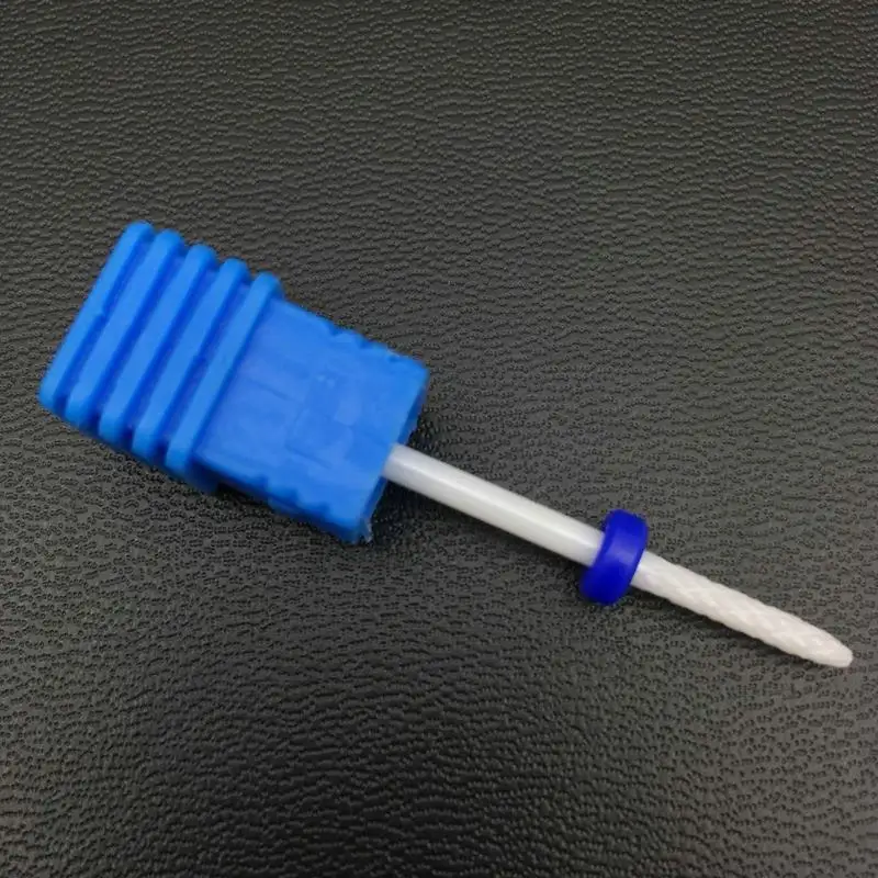 Красный тонкий Электрический Керамический сверло для ногтей для удаления кутикулы круглая головка Pro Griding маникюрные инструменты для дизайна ногтей - Цвет: 03