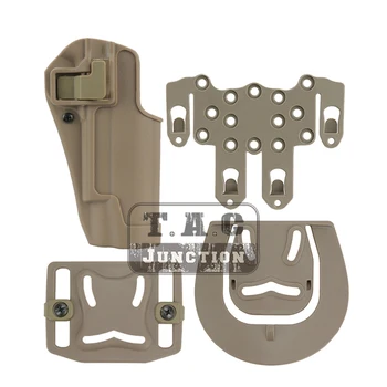 

Tactical CQC Serpa Quick Right Hand Paddle Belt Loop Pistol Gun Holster w/ STRIKE MOLLE Platform for Colt 1911 M1911
