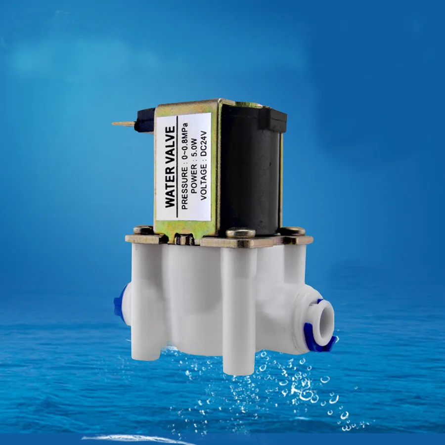 24V 1/4" Inlet Feed Water Solenoid Valve for RO Reverse Osmosis Pure