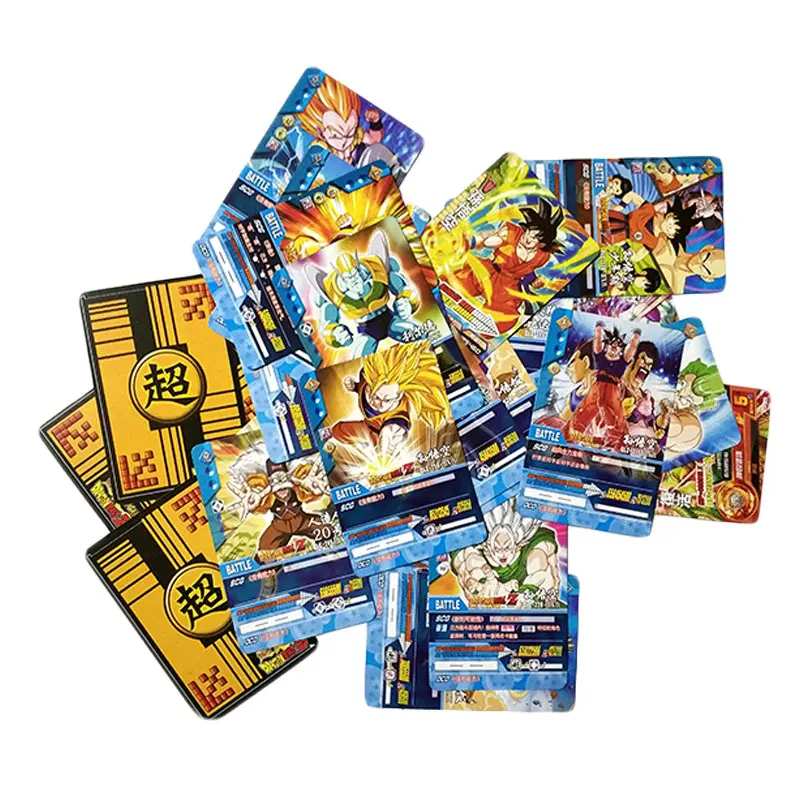 Dragon Ball карты Shenron Супер Saiyan Goku Вегета Гохан Фриза Dragon Ball Супер Герои сражение карты подарок для детей коллекция игрушек