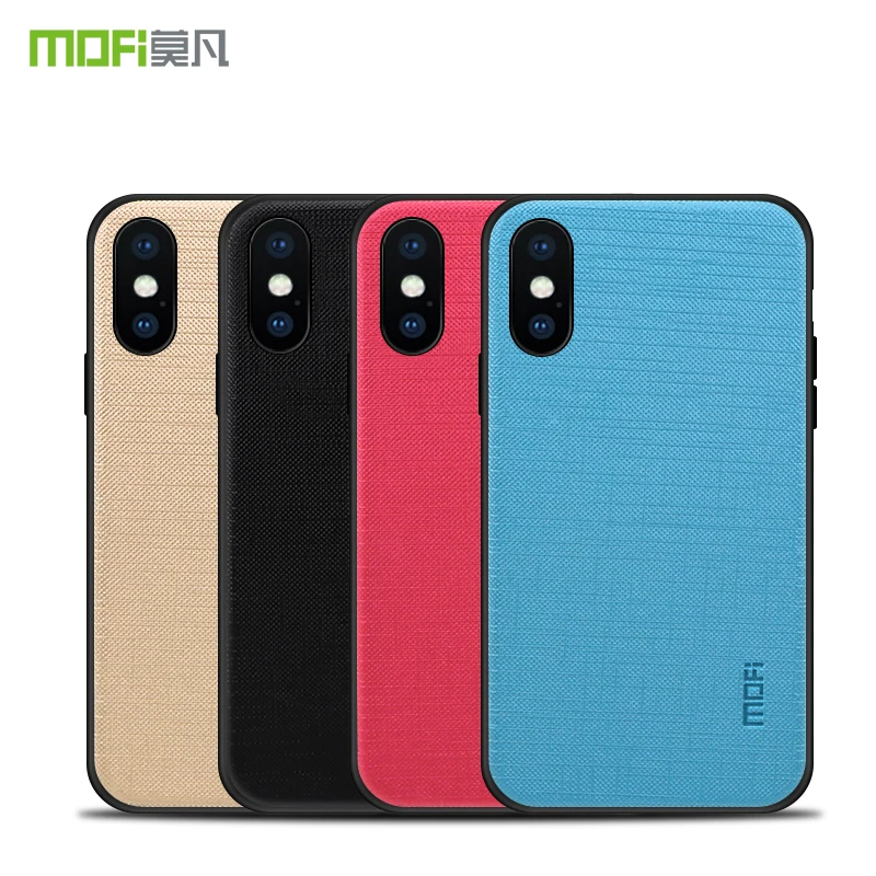 

Original Mofi Ultra Slim Cases For iPhone 6 6S 7 7 Plus 8 8 Plus Case Soft TPU Leather Pattern TPU For iPhone X 10 Ten Cover