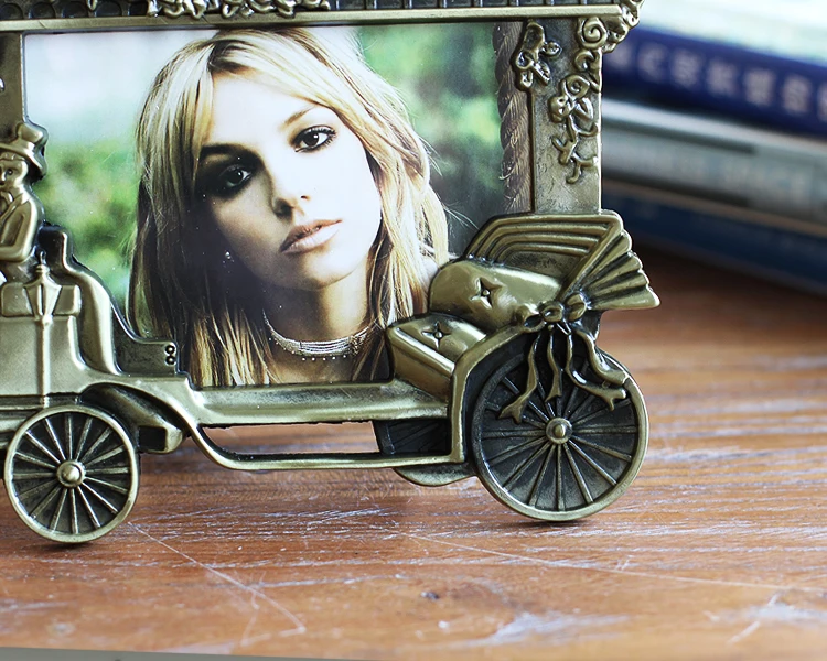 5 дюймовые мини фоторамки винтажные Белая лошадь карета фоторамка|photoframe| |