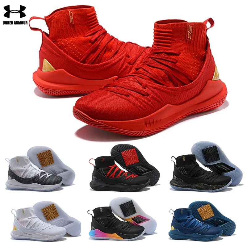 حار بيع تحت درع الكاري 5 أحذية الرجال UA 5 حذاء كرة السلة zapatos هومبر في الهواء الطلق رياضية رجل رياضية أحذية رياضية