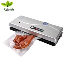 Shineye220v household food vacuum sealing machine vacuum packing machine automatic vacuum packing machine including 10pcs bag